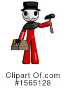 Red Design Mascot Clipart #1565128 by Leo Blanchette