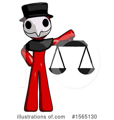 Royalty-Free (RF) Red Design Mascot Clipart Illustration by Leo Blanchette - Stock Sample #1565130