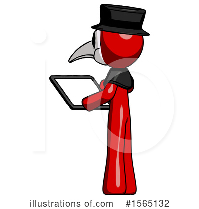 Royalty-Free (RF) Red Design Mascot Clipart Illustration by Leo Blanchette - Stock Sample #1565132