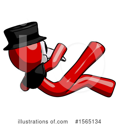 Royalty-Free (RF) Red Design Mascot Clipart Illustration by Leo Blanchette - Stock Sample #1565134
