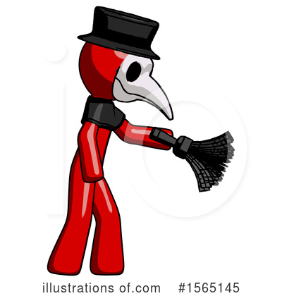 Royalty-Free (RF) Red Design Mascot Clipart Illustration by Leo Blanchette - Stock Sample #1565145