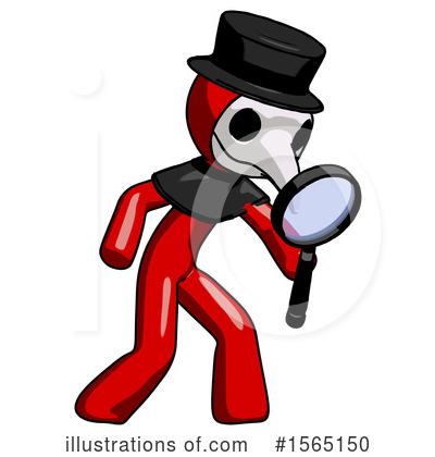 Royalty-Free (RF) Red Design Mascot Clipart Illustration by Leo Blanchette - Stock Sample #1565150
