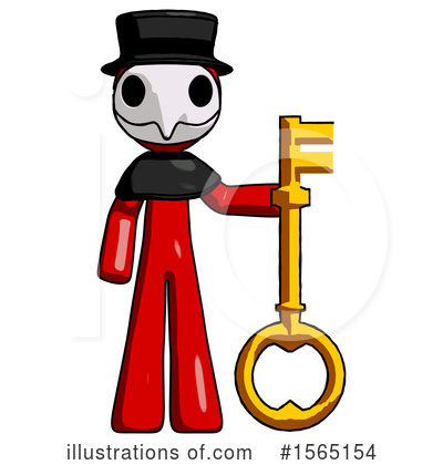Royalty-Free (RF) Red Design Mascot Clipart Illustration by Leo Blanchette - Stock Sample #1565154