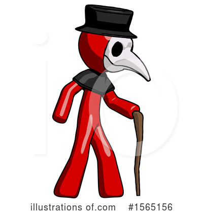 Royalty-Free (RF) Red Design Mascot Clipart Illustration by Leo Blanchette - Stock Sample #1565156