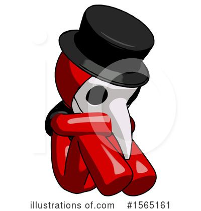 Royalty-Free (RF) Red Design Mascot Clipart Illustration by Leo Blanchette - Stock Sample #1565161