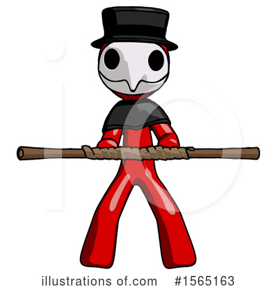 Royalty-Free (RF) Red Design Mascot Clipart Illustration by Leo Blanchette - Stock Sample #1565163