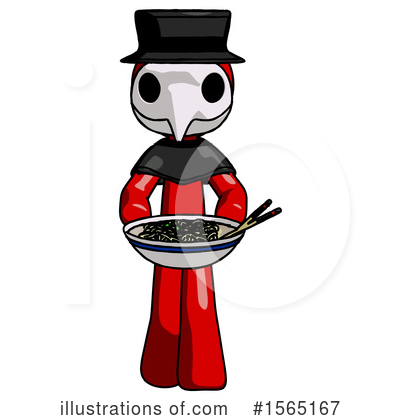 Royalty-Free (RF) Red Design Mascot Clipart Illustration by Leo Blanchette - Stock Sample #1565167