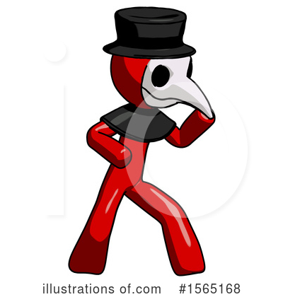 Royalty-Free (RF) Red Design Mascot Clipart Illustration by Leo Blanchette - Stock Sample #1565168