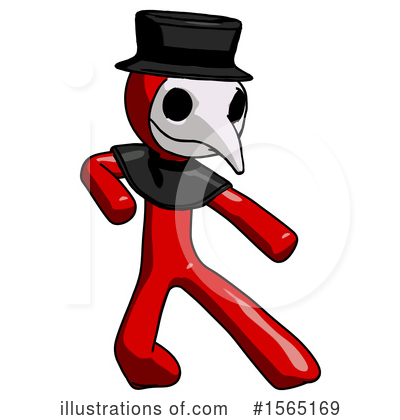 Royalty-Free (RF) Red Design Mascot Clipart Illustration by Leo Blanchette - Stock Sample #1565169