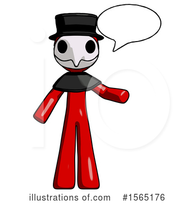 Royalty-Free (RF) Red Design Mascot Clipart Illustration by Leo Blanchette - Stock Sample #1565176