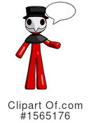 Red Design Mascot Clipart #1565176 by Leo Blanchette