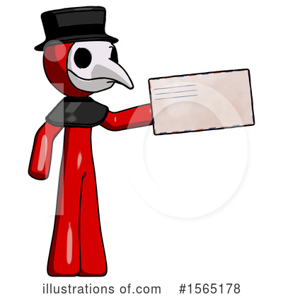 Royalty-Free (RF) Red Design Mascot Clipart Illustration by Leo Blanchette - Stock Sample #1565178