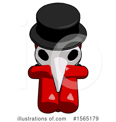 Royalty-Free (RF) Red Design Mascot Clipart Illustration by Leo Blanchette - Stock Sample #1565179