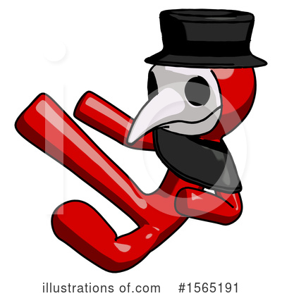 Royalty-Free (RF) Red Design Mascot Clipart Illustration by Leo Blanchette - Stock Sample #1565191