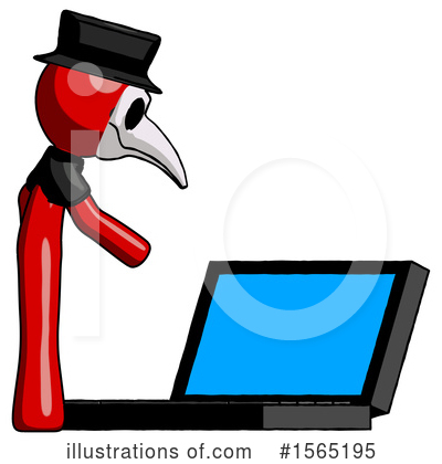 Royalty-Free (RF) Red Design Mascot Clipart Illustration by Leo Blanchette - Stock Sample #1565195