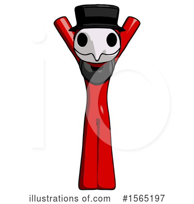 Royalty-Free (RF) Red Design Mascot Clipart Illustration by Leo Blanchette - Stock Sample #1565197