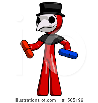 Royalty-Free (RF) Red Design Mascot Clipart Illustration by Leo Blanchette - Stock Sample #1565199