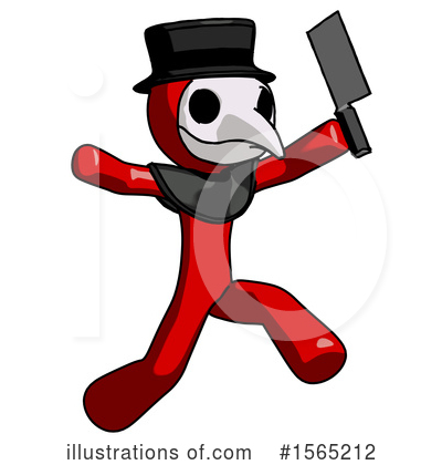 Royalty-Free (RF) Red Design Mascot Clipart Illustration by Leo Blanchette - Stock Sample #1565212
