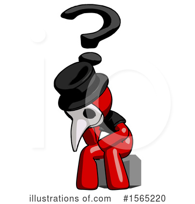 Royalty-Free (RF) Red Design Mascot Clipart Illustration by Leo Blanchette - Stock Sample #1565220