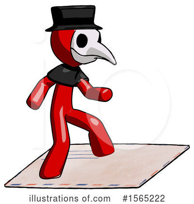 Royalty-Free (RF) Red Design Mascot Clipart Illustration by Leo Blanchette - Stock Sample #1565222