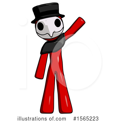 Royalty-Free (RF) Red Design Mascot Clipart Illustration by Leo Blanchette - Stock Sample #1565223