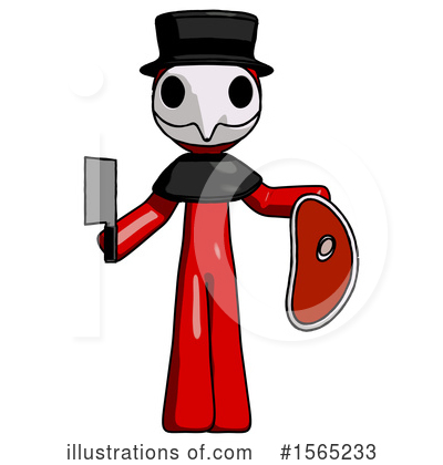 Royalty-Free (RF) Red Design Mascot Clipart Illustration by Leo Blanchette - Stock Sample #1565233