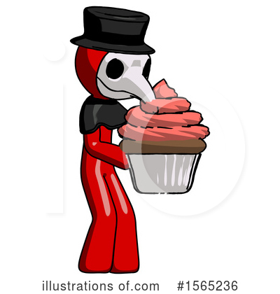 Royalty-Free (RF) Red Design Mascot Clipart Illustration by Leo Blanchette - Stock Sample #1565236