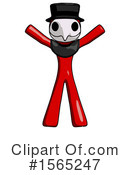 Red Design Mascot Clipart #1565247 by Leo Blanchette