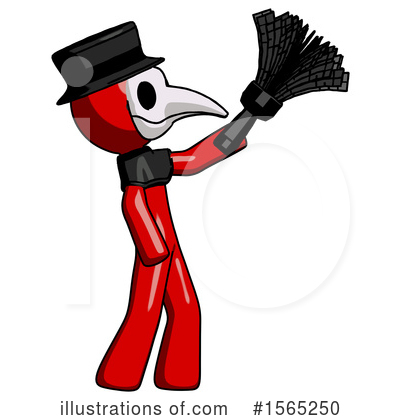 Royalty-Free (RF) Red Design Mascot Clipart Illustration by Leo Blanchette - Stock Sample #1565250