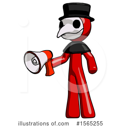 Royalty-Free (RF) Red Design Mascot Clipart Illustration by Leo Blanchette - Stock Sample #1565255