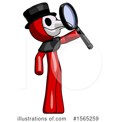 Royalty-Free (RF) Red Design Mascot Clipart Illustration by Leo Blanchette - Stock Sample #1565259