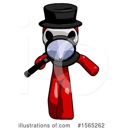 Royalty-Free (RF) Red Design Mascot Clipart Illustration by Leo Blanchette - Stock Sample #1565262