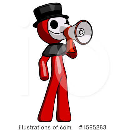 Royalty-Free (RF) Red Design Mascot Clipart Illustration by Leo Blanchette - Stock Sample #1565263