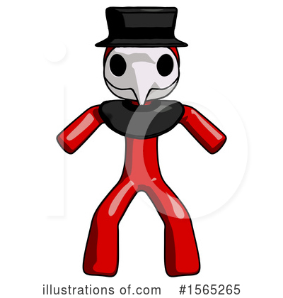 Royalty-Free (RF) Red Design Mascot Clipart Illustration by Leo Blanchette - Stock Sample #1565265