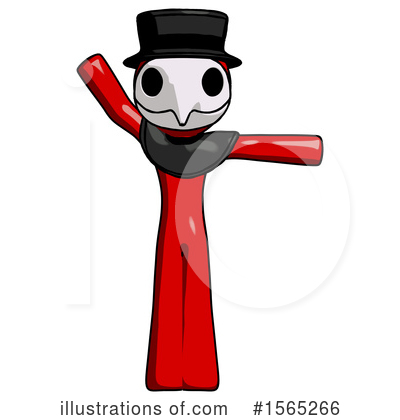 Royalty-Free (RF) Red Design Mascot Clipart Illustration by Leo Blanchette - Stock Sample #1565266