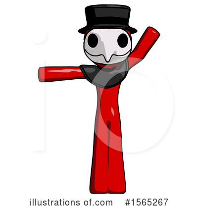 Royalty-Free (RF) Red Design Mascot Clipart Illustration by Leo Blanchette - Stock Sample #1565267