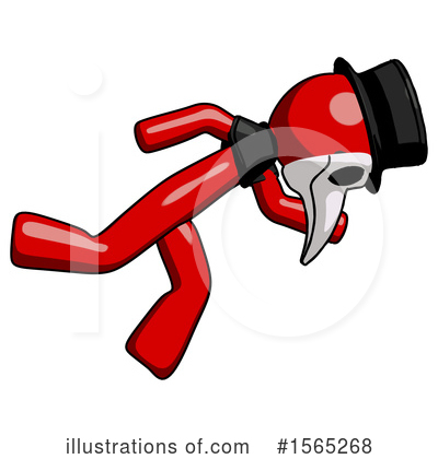 Royalty-Free (RF) Red Design Mascot Clipart Illustration by Leo Blanchette - Stock Sample #1565268