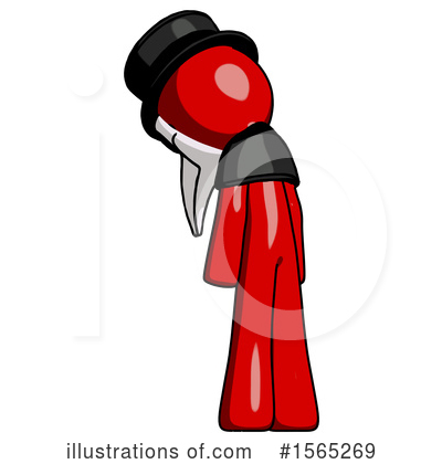 Royalty-Free (RF) Red Design Mascot Clipart Illustration by Leo Blanchette - Stock Sample #1565269