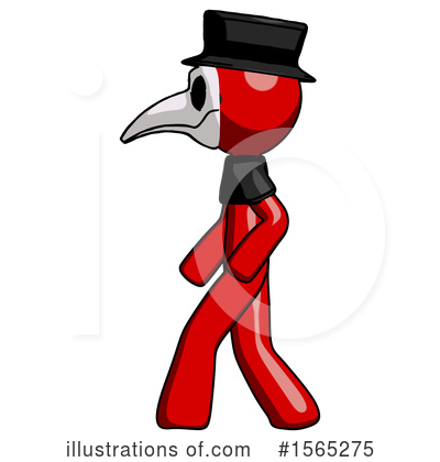 Royalty-Free (RF) Red Design Mascot Clipart Illustration by Leo Blanchette - Stock Sample #1565275