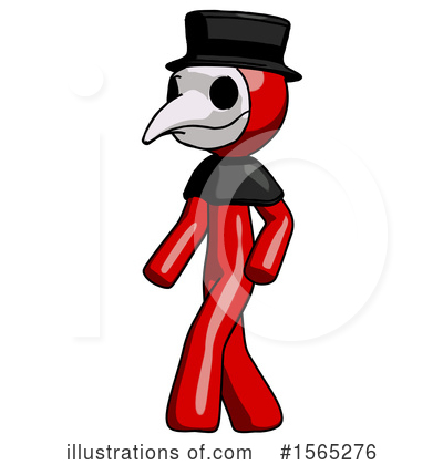Royalty-Free (RF) Red Design Mascot Clipart Illustration by Leo Blanchette - Stock Sample #1565276