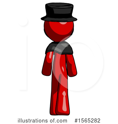 Royalty-Free (RF) Red Design Mascot Clipart Illustration by Leo Blanchette - Stock Sample #1565282