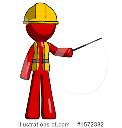 Royalty-Free (RF) Red Design Mascot Clipart Illustration by Leo Blanchette - Stock Sample #1572382