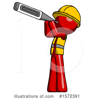Royalty-Free (RF) Red Design Mascot Clipart Illustration by Leo Blanchette - Stock Sample #1572391