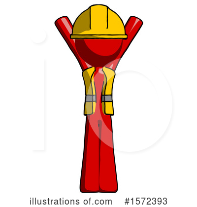 Royalty-Free (RF) Red Design Mascot Clipart Illustration by Leo Blanchette - Stock Sample #1572393
