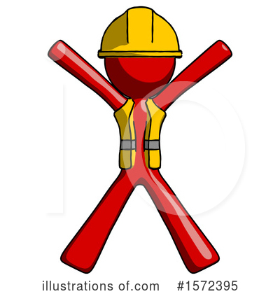 Royalty-Free (RF) Red Design Mascot Clipart Illustration by Leo Blanchette - Stock Sample #1572395