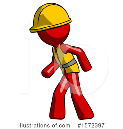 Royalty-Free (RF) Red Design Mascot Clipart Illustration by Leo Blanchette - Stock Sample #1572397