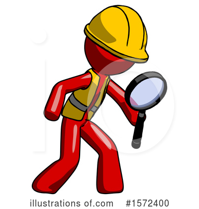 Royalty-Free (RF) Red Design Mascot Clipart Illustration by Leo Blanchette - Stock Sample #1572400