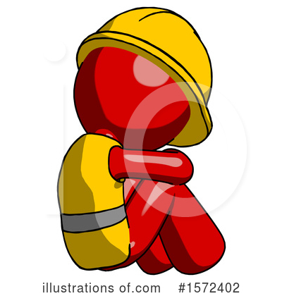 Royalty-Free (RF) Red Design Mascot Clipart Illustration by Leo Blanchette - Stock Sample #1572402