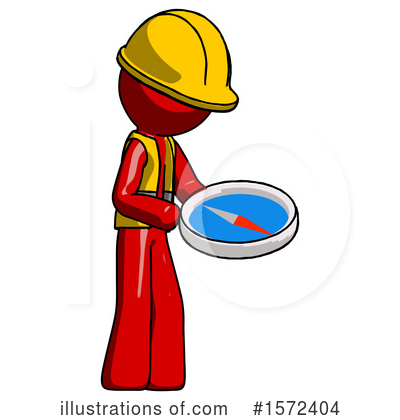 Royalty-Free (RF) Red Design Mascot Clipart Illustration by Leo Blanchette - Stock Sample #1572404