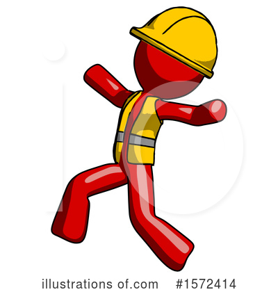 Royalty-Free (RF) Red Design Mascot Clipart Illustration by Leo Blanchette - Stock Sample #1572414